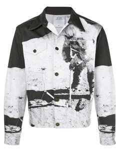 Джинсовая куртка с принтом Moon Landing Calvin klein jeans est. 1978