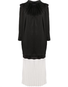 Toga платье трапеция с плиссировкой 40 черный Toga