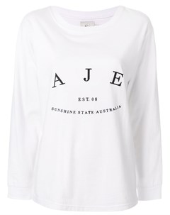 Aje футболка с логотипом 6 белый Aje