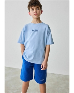 Футболка с принтом SET, синий Baker by ted baker