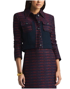 Твидовый жакет, мультиколор St. john
