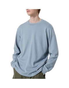 Футболка унисекс бирюзового цвета, голубой Uniqlo