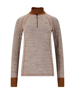 Функциональная рубашка Candee с длинными рукавами и практичной молнией, цвет Light Grey Melange Whistler