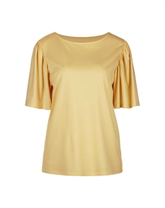 Женская рубашка с коротким рукавом, цвет Straw Calida