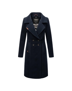 Шерстяное зимнее пальто, темно-синий Navahoo