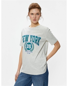 Рубашка, пятнистый серый Koton