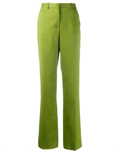 Versace расклешенные брюки с завышенной талией 36 зеленый Versace