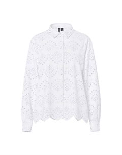 Блузка с длинными рукавами, белый Pieces