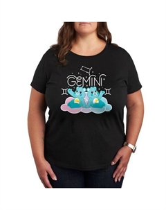 Футболка с принтом Care Bears для близнецов, черный Licensed character