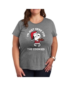 Футболка с принтом Snoopy и печеньем с арахисом, серый Licensed character