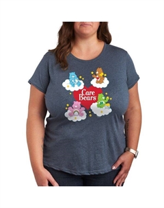 Футболка с принтом Care Bears в виде сердца и логотипом медвежонка, синий Licensed character