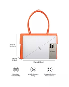 Женская сумка Jolene L через плечо, деловая сумка-портфель с откидной крышкой Victoria Hyde, оранжевый Victoria hyde london