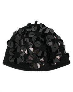Le chapeau шапка с аппликацией один размер черный Le chapeau