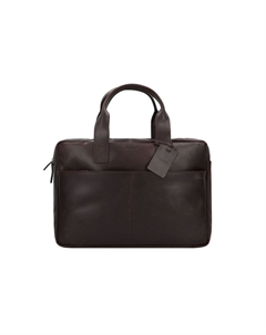 Винтажный кожаный портфель Jesse 42 см с отделением для ноутбука BURKELY, коричневый Burkely