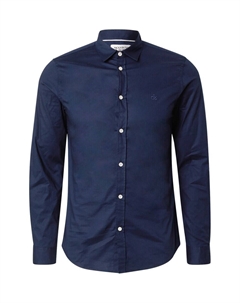 Рубашка Slim Fit на пуговицах, морской синий Scotch&soda