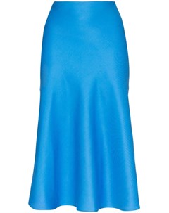 Carcel юбка миди с завышенной талией 3 синий Carcel