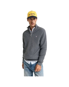 Свитер 8030249 half zip, серый Gant