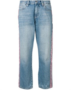 Tommy jeans джинсы бойфренды с полосками с логотипом 27 синий Tommy jeans