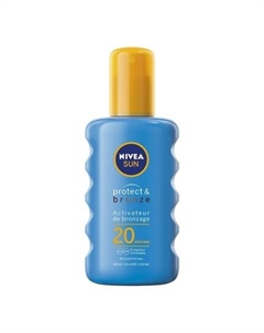 Солнцезащитный спрей с активатором загара Protect & Bronze SPF 20 Nivea