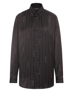 Атласная рубашка Balenciaga