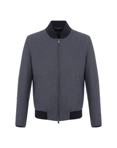 Бомбер из шерсти и хлопка Corneliani