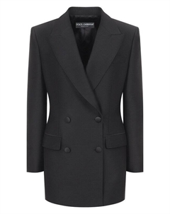 Жакет из шерсти и шелка Dolce&gabbana
