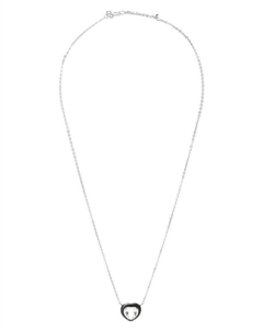 Подвеска с хрусталем и черной эмалью Courage Moonka