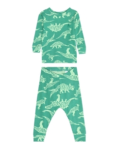 Пижама, цвет Green/Light green Gap