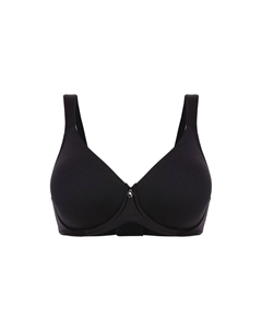Бюстгальтер с чашкой и разделительной чашкой Pure Balance, черный Felina