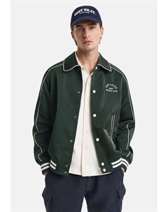 Куртка-бомбер, темно-зеленый Gant