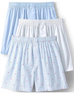 Мужские боксеры Essential, 3 шт, синий Lands' end