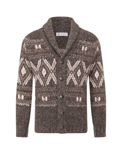 Шерстяной кардиган Brunello cucinelli