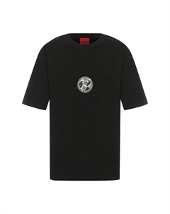 Хлопковая футболка Hugo