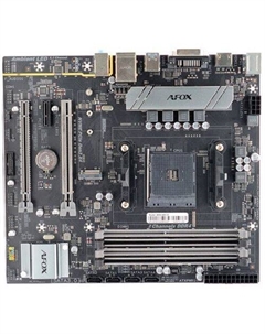 Материнская плата B550, Socket AM4, AMD B550, mATX, Ret Afox