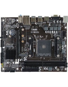 Материнская плата A320, Socket AM4, AMD A320, mATX, Ret Afox
