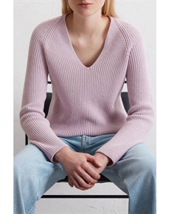 Пуловер хлопковый в рубчик Marc o'polo