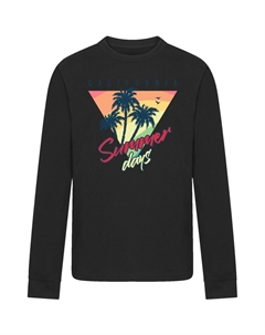 Рубашка California Palmen Retro, черный F4nt4stic