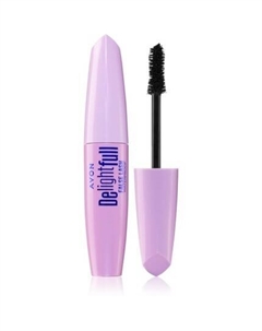 Тушь для ресниц DelightFull False Lash Mascara - Водостойкая Blackest Black 10 мл Avon