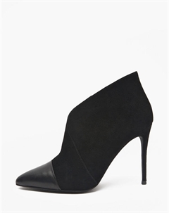 Черные женские ботильоны на шпильке Mascotte