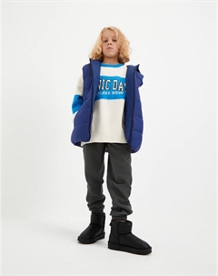 Черные детские угги Mascotte junior