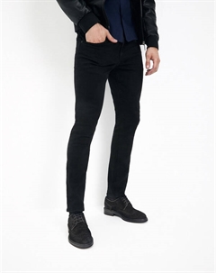 Черные мужские броги из велюра Mascotte