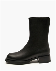 Черные женские ботильоны из кожи Mascotte