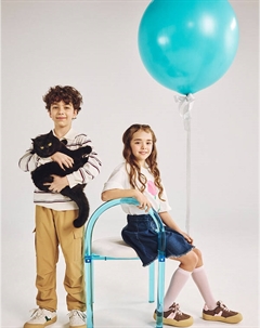 Коричневые кеды для девочек Mascotte junior