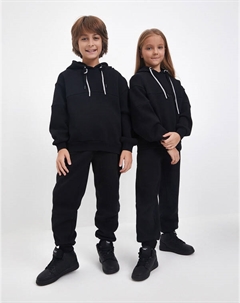 Черное детское худи Mascotte junior