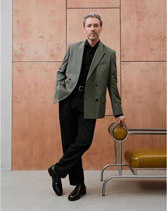 Черные мужские броги Mascotte