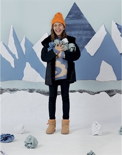 Бежевые детские угги Mascotte junior