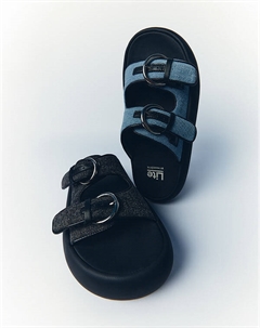 Темно-серые женские сабо Lite by mascotte