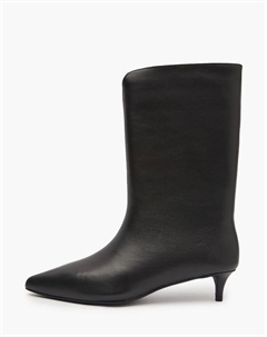 Черные женские ботильоны из натуральной кожи Mascotte