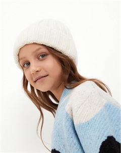 Молочная шапка для девочек Mascotte junior