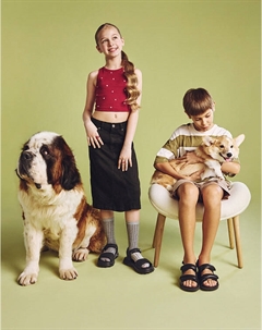 Черные детские сандалии Mascotte junior